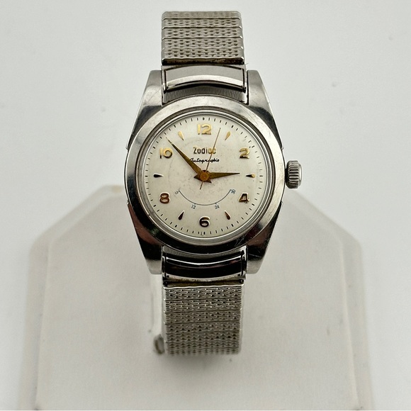 Zodiac Autographic Gentlemen’s 32mm Watch c.1950’s - Picture 4 of 7